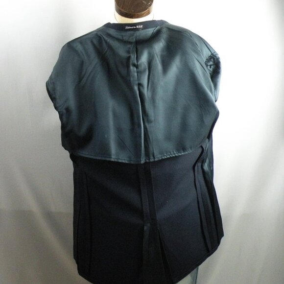 NWOT Stafford Mens Hopsack Blazer Sport Coat Jacket Size 42 R Gold Buttons - Picture 7 of 10